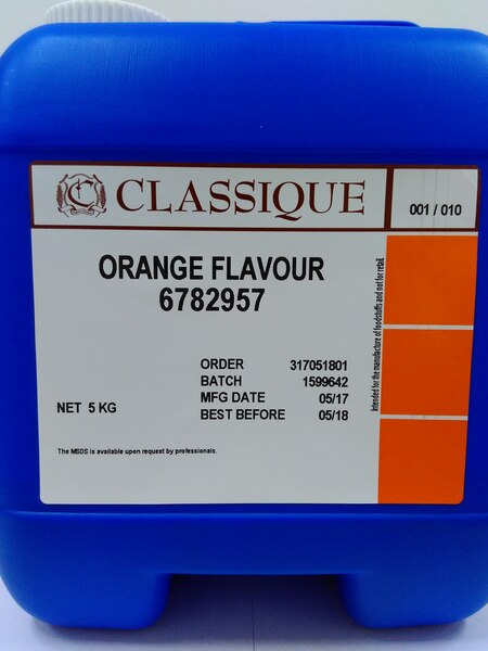 Hương cam (Orange Flavour) - Singapore - Phụ Gia Thực Phẩm Nhật Thành - Công Ty TNHH Sản Xuất Xuất Nhập Khẩu Nhật Thành